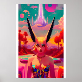Neena, Belle of the Cannibal Pixies large Poster