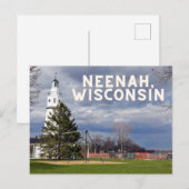 Neenah, Wisconsin Briefkaart (Voorkant / Achterkant)