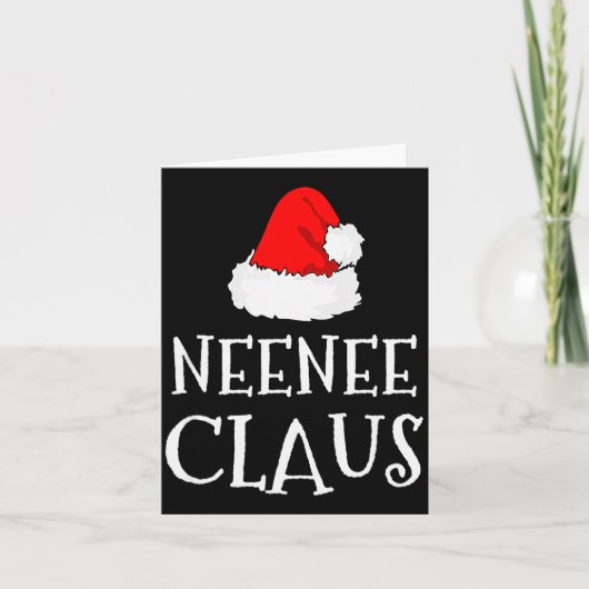 Neenee Claus Christmas Santas Pajama Family Matchi Kaart (Voorkant)
