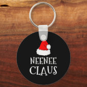 Neenee Claus Christmas Santas Pajama Family Matchi Sleutelhanger (Voorkant)