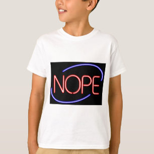 NEEPS in de stijl van een Neon Open Neonbord T-shirt