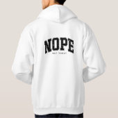 NEEPS NIET Vandaag Hoodie (Achterkant)