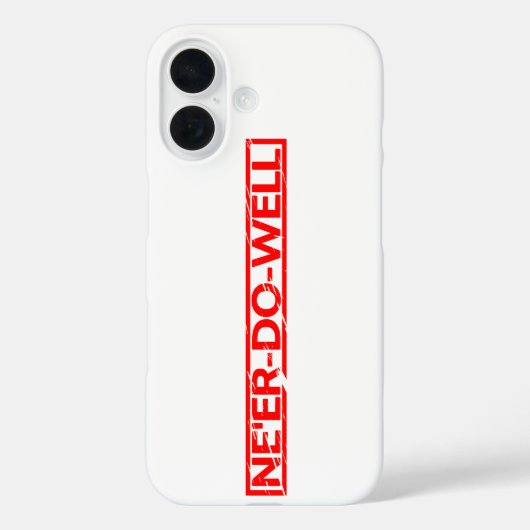 Ne'er-do-well Stamp Case-Mate iPhone Case (Achterkant)