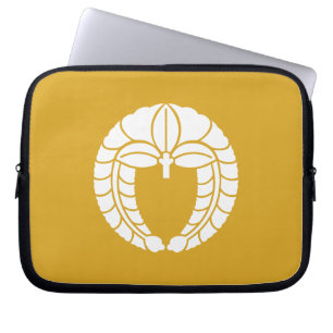 Neergaande wisteria laptop sleeve