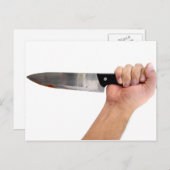 Neergestoken in de Rug - u verdient dit Briefkaart (Voorkant / Achterkant)