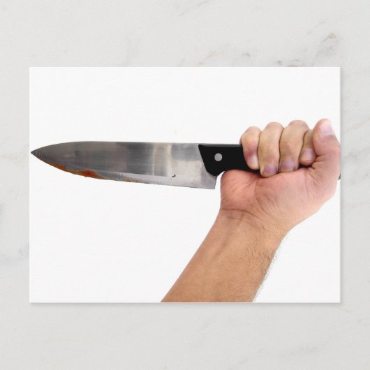 Neergestoken in de Rug - u verdient dit Briefkaart (Voorkant)