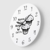 Neerslag dat een moefin de wandklok niet kan beves (Hoek)