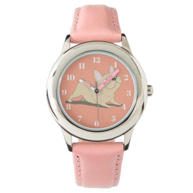 Neerwaartse hond horloge (Voorkant)