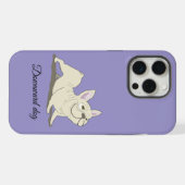 Neerwaartse hond iPhone hoesje (Achterkant horizontaal)