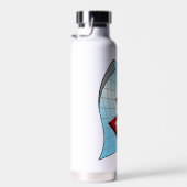 neerwaartse Pijl van Grafiek Red Waterfles (Rechts)