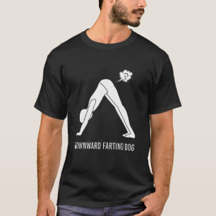 Neerwaartse Scheten Latende Hond Yoga Scheet Neerw T-shirt