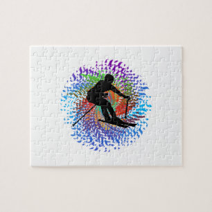 neerwaartse spiraal legpuzzel