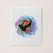 neerwaartse spiraal legpuzzel (Verticaal)