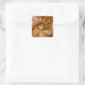 neerwaartse spiraal, Portugal Vierkante Sticker (Tas)