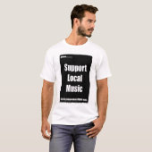 Nef Entertainment Support Local Music T-Shirt (Voorkant volledig)