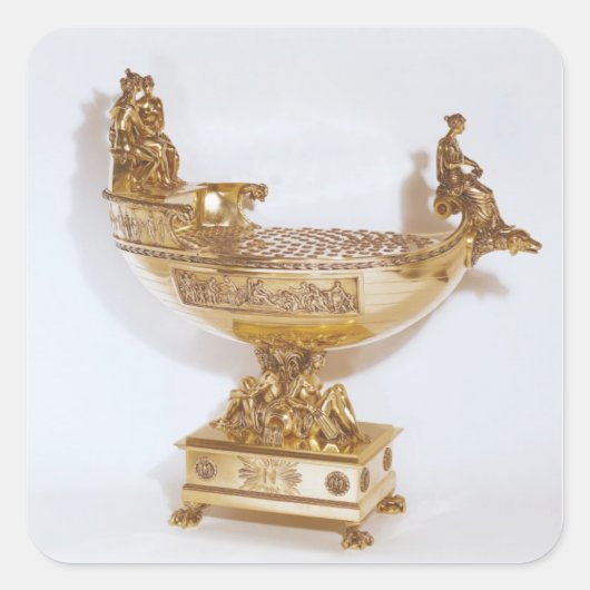 Nef van Empress Josephine de Vierkante Sticker (Voorkant)