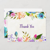 Nefeli Flat - Hartelijk dank RSVP Kaartje (Voorkant / Achterkant)