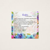 Nefeli Koufeta-kaart Vierkante Visitekaartjes (Voorkant)