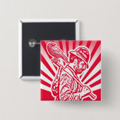 neferspeld vierkante button 5,1 cm (Voorkant /achterkant)