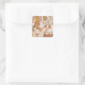 Nefertari Een aanbod doen Vierkante Sticker (Tas)