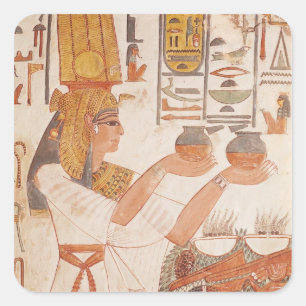 Nefertari Een aanbod doen Vierkante Sticker