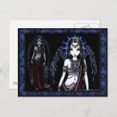 Nefertari Egyptian Angel Briefkaart (Voorkant / Achterkant)