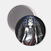 Nefertari Egyptische engel magneet (Voorkant / Achterkant)