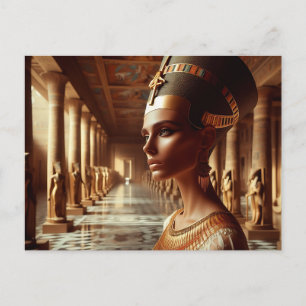 Nefertari Egyptische Oude Beschaving Kunstvoorwerp Briefkaart
