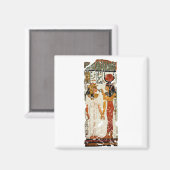 Nefertari met Isis Magneet (Voorkant / Achterkant)