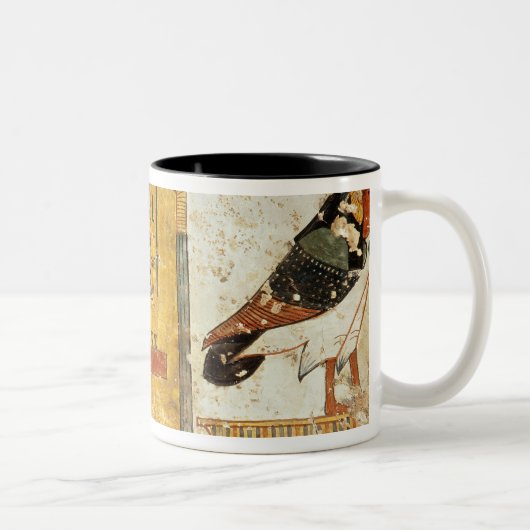 Nefertari speel senet tweekleurige koffiemok (Rechts)