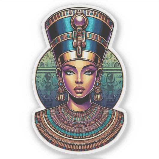 Nefertari Sticker (Voorkant)