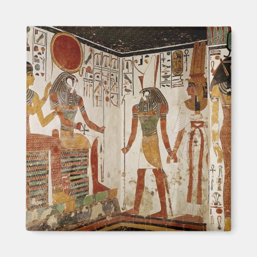 Nefertari wordt voor de god gebracht magneet (Voorkant)