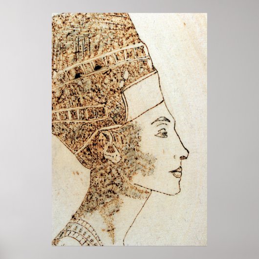 Nefertit, koningin van Egypte Poster (Voorkant)
