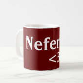 Nefertiti <3 koffiemok (Voorkant links)