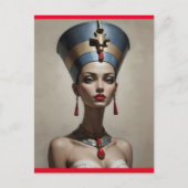 Nefertiti art briefkaart (Voorkant)