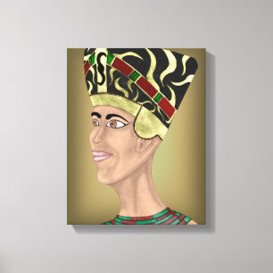 Nefertiti Bust Canvas Afdruk