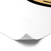 Nefertiti Bust portretteert Egyptische koningin Poster (Hoek)