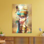 Nefertiti Canvas Afdruk (Insitu (Woonkamer))