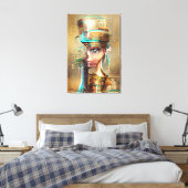 Nefertiti Canvas Afdruk (Insitu (Slaapkamer))