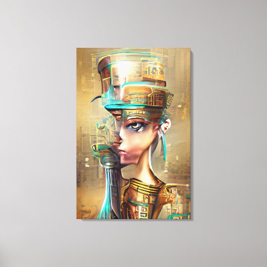 Nefertiti Canvas Afdruk (Voorkant)