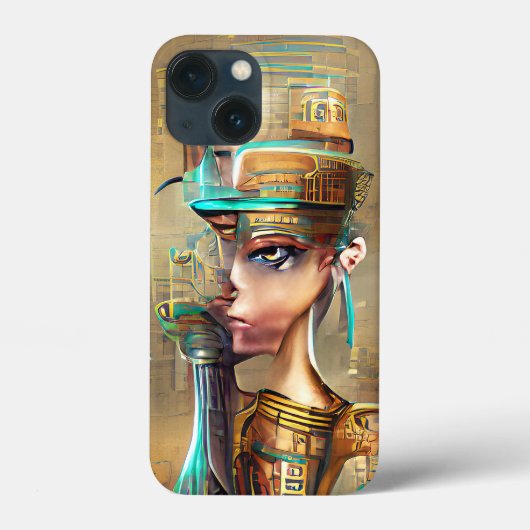 Nefertiti Case-Mate iPhone Case (Achterkant)
