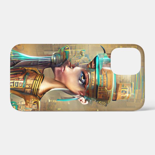 Nefertiti Case-Mate iPhone Case (Achterkant (horizontaal))