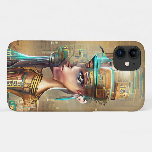 Nefertiti Case-Mate iPhone Case (Achterkant (horizontaal))