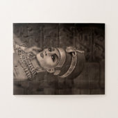 Nefertiti - de Egyptische koningin - sepia Legpuzzel (Horizontaal)