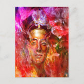 Nefertiti Egyptische koningin Briefkaart (Voorkant)