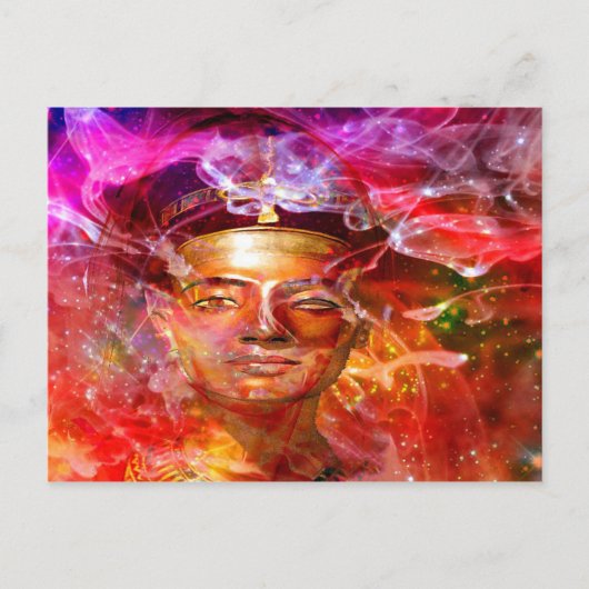 Nefertiti Egyptische koningin Briefkaart (Voorkant)