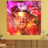 Nefertiti Egyptische koningin Canvas Afdruk (Insitu (Woonkamer))