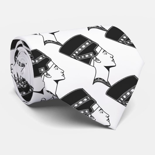 Nefertiti Egyptische koningin - Egyptische geschie Stropdas (Opgerold)