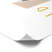 Nefertiti en Cartouche 1 Poster (Hoek)