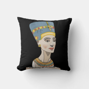 Nefertiti en Cartouche Kussen